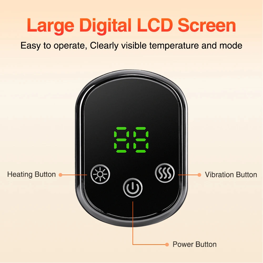 Cordless Heating Ankle Brace Vibration Massager