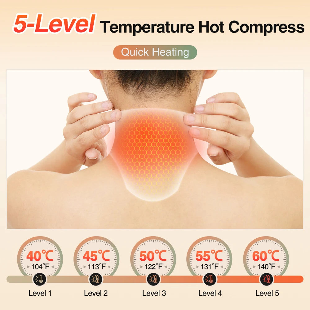 Cordless Heating Ankle Brace Vibration Massager