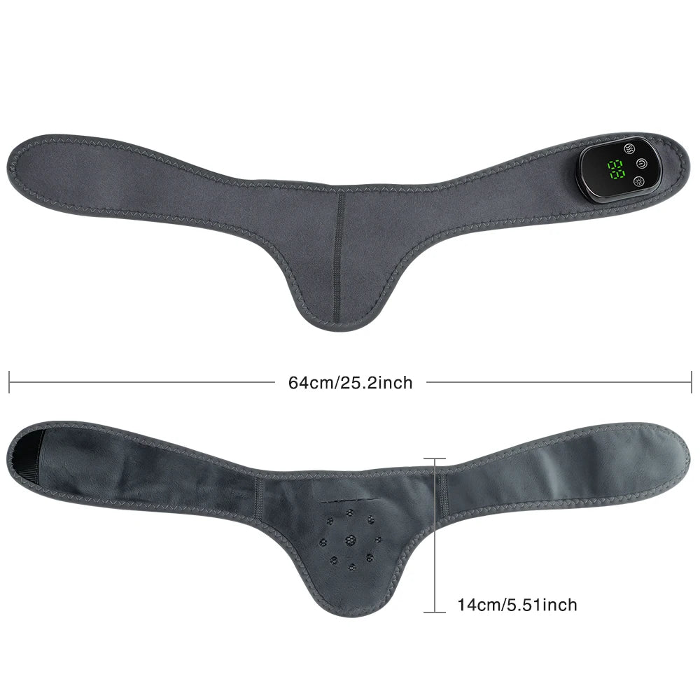 Cordless Heating Ankle Brace Vibration Massager