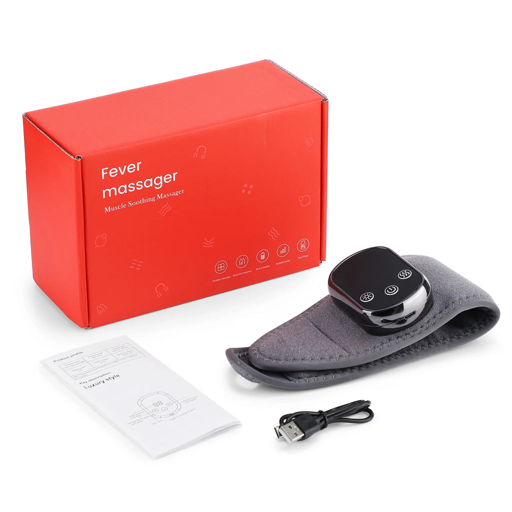 Cordless Heating Ankle Brace Vibration Massager