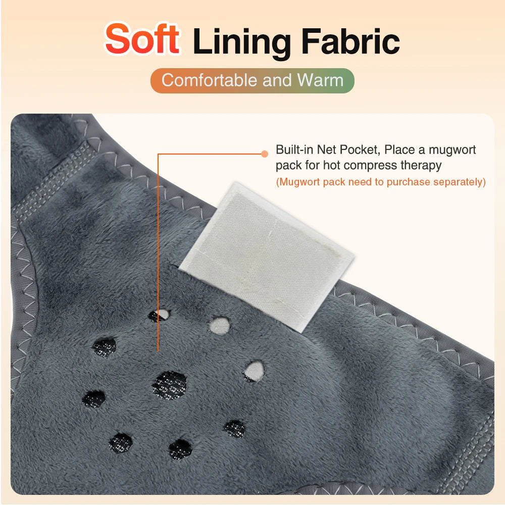 Cordless Heating Ankle Brace Vibration Massager